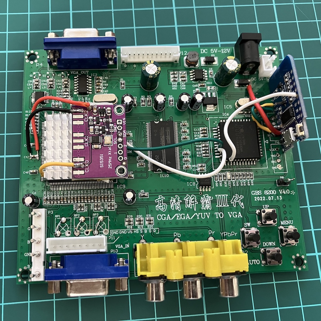 ESP8622 installed on GBS8200